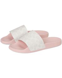 COACH - Udele Slide (Charcoal/ Mixed Material) Shoes - Lyst