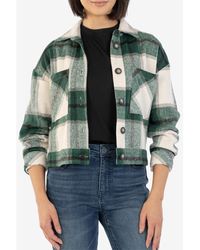 Kut From The Kloth - Luciana Drop Shoulder Crop Jacket - Lyst