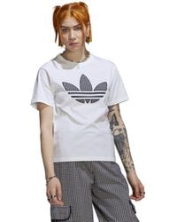 Adidas Trefoil Tees for Women - Up to 60% off | Lyst
