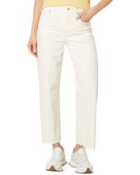 Madewell - The Perfect Vintage Wide-leg Crop Jean In Vintage Canvas: Raw-hem Edition - Lyst
