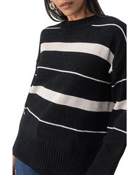 Sanctuary - Modern Stripe Tunic Sweater/ F. Almond Stripe Md (Us 8) Polyester - Lyst