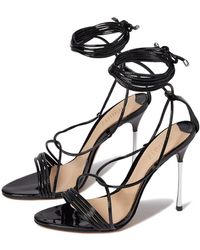 Schutz Leather Adeline in Beige (Black) | Lyst