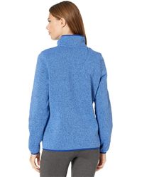 L.L. Bean Sweater Fleece Pullover - Blue
