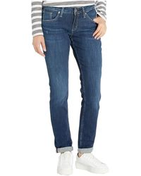 Silver Jeans Co. - Boyfriend Mid-rise Slim Leg Jeans In Indigo L27101ssx365 - Lyst