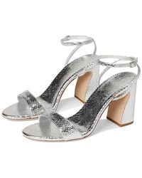 Loeffler Randall - Malia Curved Heel Simple Sandals With Ankle Wrap Wedge Shoes 9 B - Lyst