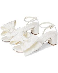 Loeffler Randall - Carmen Mid Heel Bow Sandals Wedge Shoes 10.5 B - Lyst