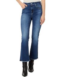 AG Jeans - Farrah High Rise Crop Boot Jean In 14 Years Collector - Lyst