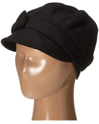 San Diego Hat Company Womens Wool Cap with Self Fabric Bow