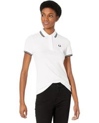 Fred Perry Twin Tipped Shirt - White