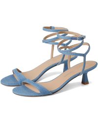 Stuart Weitzman - Nudist Wrap 50 Wedge Shoes, Leather - Lyst