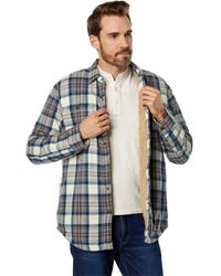 L.L. Bean - Sherpa Lined Scotch Plaid Shirt Long Sleeve Regular - Lyst