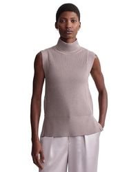 Varley - Lois High-Neck Tank Top Sweater, Nylon/Polyester/Viscose - Lyst