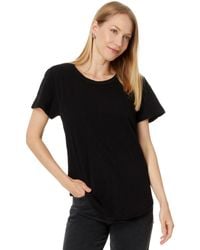 Mod-o-doc - Crew Neck Tee With Curved Hem - Lyst