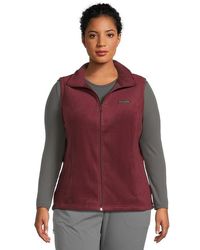 Columbia - Plus Size Benton Springstm Vest Jacket 1, Fleece/Polyester - Lyst