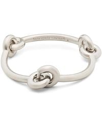 Kate Spade - Interlock Bangle Bracelet, Brass - Lyst