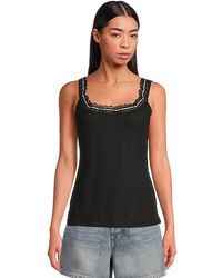 Free People - Only You Tank Top Clothing Xl 14) Cotton/Polyester - Lyst