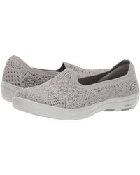 Skechers On The Go Bliss Sandie In Gray Lyst