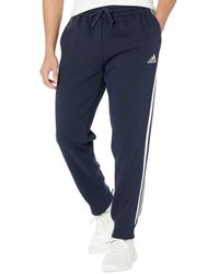 essentials fleece regular tapered pants