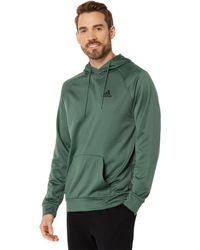 adidas Game Go Small Logo Pullover Hoodie - Green