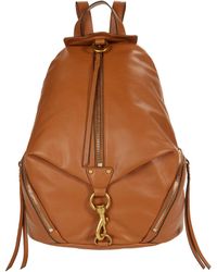 Rebecca Minkoff Madison Small Leather Backpack Petal Pink/One Size