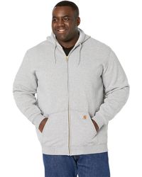Carhartt - Big Tall Midweight Hooded Zip Front Sweatshirt - Lyst