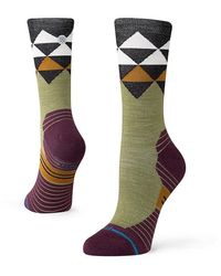 Stance - Quadrilateral Light Wool Crew Crew Cut Socks Shoes Md Shoe 8-10.5) Cotton/Merino/Nylon - Lyst
