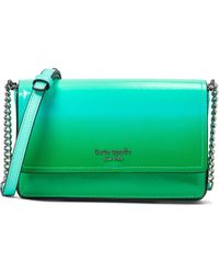 Kate Spade - Morgan Ombre Saffiano Leather Flap Chain Wallet - Lyst