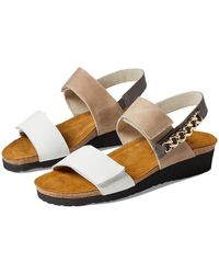 Naot - Eliana Shoes/Khaki/Foggy Combination, Leather - Lyst