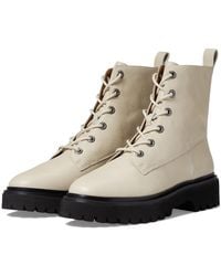 Madewell The Shelton Lace-Up Boot in Leather - Size 7-M
