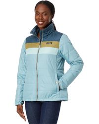 L.L. Bean Mountain Classic Puffer Jacket Color-block in Green