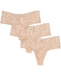 Cosabella - Never Say Never Comfie Cutie Thong 3-pack - Lyst