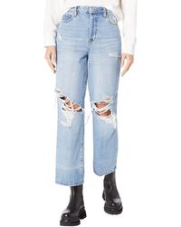 Blank NYC - Baxter Rib Cage Jeans Straight Leg With Rips In Personal Best - Lyst