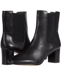 j crew black leather boots
