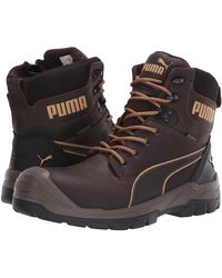 Puma boots mens brown Clearance