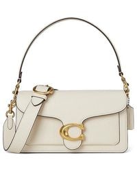 COACH - Polished Pebble Leather Tabby Shoulder Bag 26 (Chalk) Handbags - Lyst