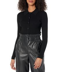 Michael Stars - Miri Collared Button-front Top - Lyst