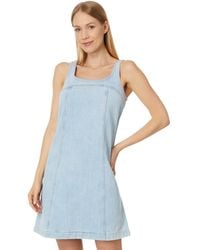 Madewell - Denim A-line Sleeveless Mini Dress In Fitzgerald Wash - Lyst