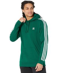 adidas Originals 3-stripes Pullover Hoodie - Green