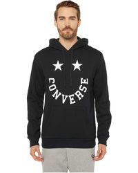black converse hoodie mens
