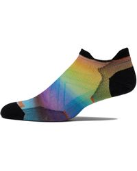 Smartwool - Run Zero Cushion Pride Rainbow Print Low Ankle Socks - Lyst