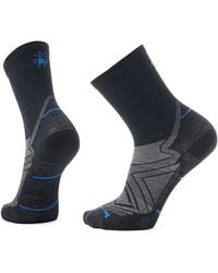 Smartwool - Run Zero Cushion Mid Crew Socks Crew Cut Socks Shoes Lg Shoe 9-11.5) Merino/Nylon/Wool - Lyst