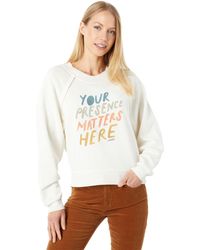 Splendid - Morgan Harper Nichols Wild And Free Pullover Eco Fleece Sweatshirt - Lyst