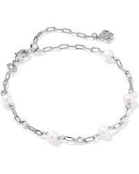Kendra Scott - Ashton Delicate Chain Bracelet Bracelet, Brass - Lyst