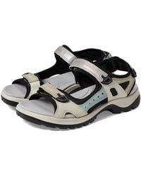 Ecco - Kids Yucatan 3-strap Sandal Size 7. 5 Leather Violet Ice Metallic - Lyst