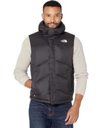 black gilet north face
