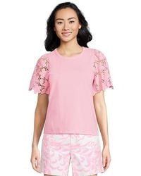 Lilly Pulitzer - Sebene Knit Top Clothing, Cotton - Lyst