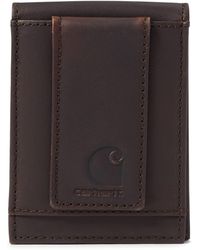 Carhartt - Oil Tan Leather Front Pocket Wallet - Lyst