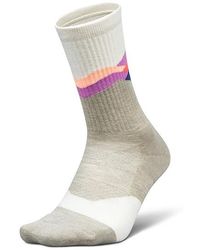 Feetures - Trail Max Cushion Mini Crew Crew Cut Socks Shoes Md (Us Shoe 6-8.5 - Lyst