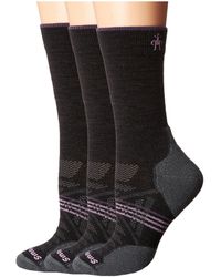 Smartwool Phd Outdoor Light Crew 3-pack - Gray