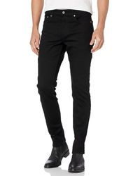 Calvin Klein Denim Slim Fit Essential Black Jeans in Blue for Men | Lyst